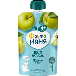 Пюре ФРУТОНЯНЯ яблочное натуральное м/у 90г