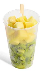 Набор фруктовый киви ананас очищенные 300г