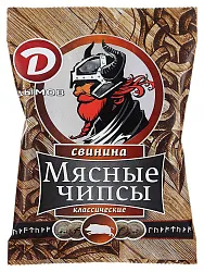 Мясные чипсы ДЫМОВ Классические из свинины 25г