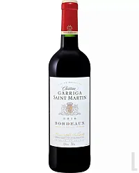 Вино ШАТО ГАРРИГА Бордо красное сух 12% ст/б 0.75л