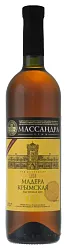 Вино МАССАНДРА Мадера Крымская белое сл 19% ст/б 0.75л