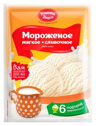Смесь РЕЦЕПТЫ ВКУСА для приготовления сливочного мороженого м/у 65г