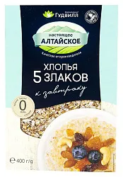 Хлопья ГУДВИЛЛ Многозлаковые карт/уп 400г