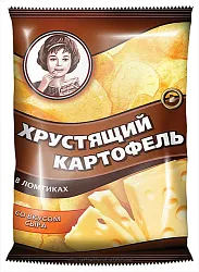 Чипсы ХРУСТЯЩИЙ КАРТОФЕЛЬ сыр 160г