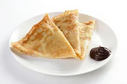 Блинчики с шоколадной пастой 3шт