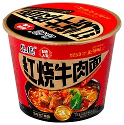 Лапша б/п СИМИТЭ со вкусом тушеной говядины красная 100г