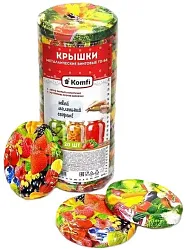 Крышка твист КОМФИ Калейдоскоп Д66мм микс 20шт