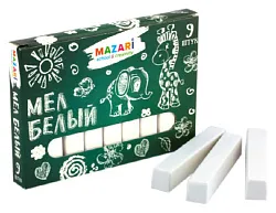 Мел МАЗАРИ белый 9шт