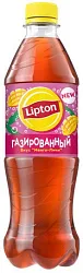 Чай ЛИПТОН черный манго личи газированный 0.5л