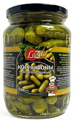 Корнишоны ЛОЗАТО маринованные 3-6см ст/б 720мл