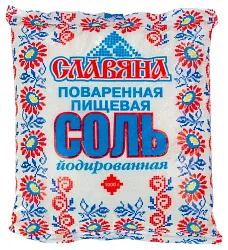 Соль СЛАВЯНОЧКА йодированная м/у 1кг