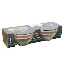 Набор салатников Ампир с узором 2шт арт.536553