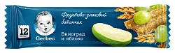 Батончик ГЕРБЕР яблоко виноград 25г