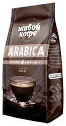 Кофе ЖИВОЙ КОФЕ арабика молотый 100г
