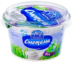 Сметана ТОМСКОЕ МОЛОКО бзмж 25% стакан 180г