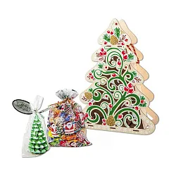 Новогодний подарок Сумка Елочка карт/уп 300г