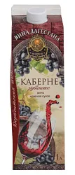 Вино ВИНА ДАГЕСТАНА Каберне Рубиновое красное сух 9-12% т/пак 1л