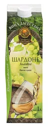 Вино ВИНА ДАГЕСТАНА Шардоне Золотое белое п/сл 9-12% т/пак 1л