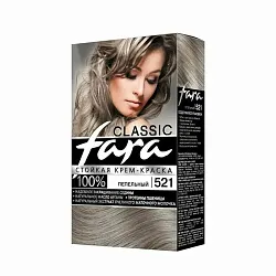 Краска для волос ФАРА Пепельный №521