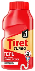 Гель для устранения засоров ТИРЕТ Турбо 200мл