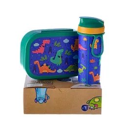 Набор ланч-бокс и стакан с крышкой арт.529182