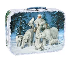 Новогодний подарок СЛАДОМИР Белая сказка ж/б 1000г