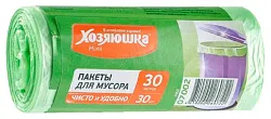 Пакеты для мусора ХОЗЯЮШКА МИЛА 30л 30шт