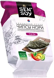 Чипсы-нори СЭН СОЙ Том Ям м/у 4.5г