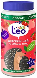 Чай ЛЕОВИТ Лео Кидс лесные ягоды гранулированный пл/б 200г