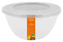 Миска ШУГА&СПАЙС Корица с крышкой белый зефир 2.6л арт.SE188310048