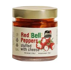Перец ОФЕЛЛИЯ острый фаршированный с сыром ст/б 212мл