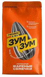 Семена подсолнечника ГИГАЗУМ жареные 270г