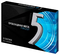 Жевательная резинка ФАЙВ Леденящий шторм 31.2г