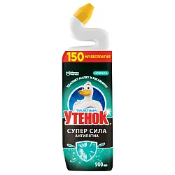 Чистящее средство ТУАЛЕТНЫЙ УТЕНОК Антипятна 900мл