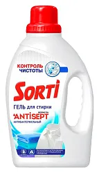 Гель для стирки СОРТИ Контроль чистоты 1200мл