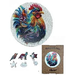 Пазл фигурный АПИЛКА Фантазия Петух арт.ВзП31