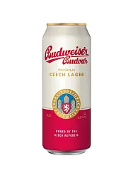 Пиво БУДВАЙЗЕР Будвар светлое 5% ж/б 0.5л