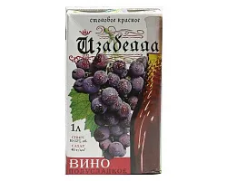 Вино БАХУС Изабельное красное п/сл 10-12% т/пак 1л