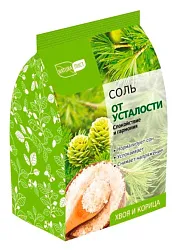 Соль для ванн НАТУРАЛИСТ от усталости 800г