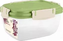 Контейнер для продуктов ШУГА&СПАЙС Барберри прямоугольный фисташка 0.45л арт.515778