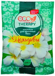 Соль-пена для ванн ЭКО ТЕРАПИ Мальдивы 100г