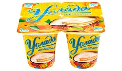 Йогуртовый продукт УСЛАДА абрикос бзмж 1.2% 95г