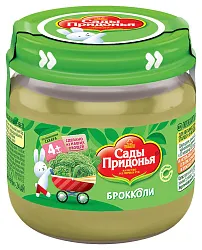 Пюре САДЫ ПРИДОНЬЯ брокколи ст/б 80г