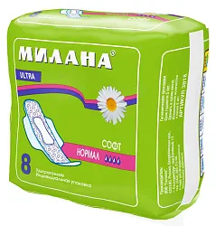 Прокладки МИЛАНА Ультра софт нормал 8шт