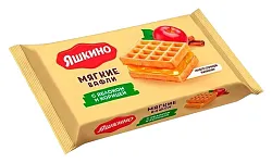 Вафли ЯШКИНО яблоко корица мягкие 40г