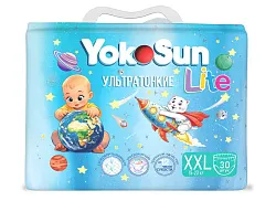 Подгузники-трусики ЙОКОСАН Лайт ультратонкие XXL 15-25кг 30шт