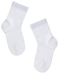 Носки детские КОНТЕ КИДС Мисс белые р.18 арт.696