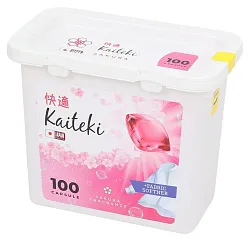 Капсулы для стирки КАЙТЕКИ 3в1 Сакура 100шт