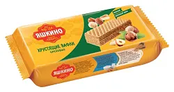 Вафли ЯШКИНО ореховые 300г