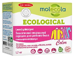 Стиральный порошок МОЛЕКУЛА для цветного белья 1.2кг